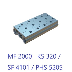 매니폴드블록(5포트)  MF2000(1/4) (420125)